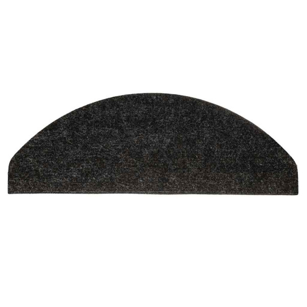 Alfombrilla autoadhesiva escalera 30uds antracita 65x22.5x3.5cm M 5