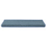 Alfombrillas de escalera 30 unidades azul 65x21x4 cm 3
