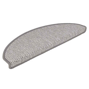 Alfombra autoadhesiva escalera sisal 30 uds 65x21x4 cm Platina H