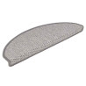 Tapetes escada adesivos aspeto sisal 30 pcs 65x21x4cm platina 2
