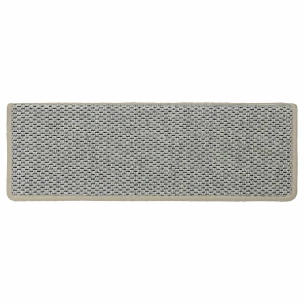 Alfombra autoadhesiva escalera sisal 30 uds 65x21x4 cm Green M 5