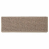 Alfombra autoadhesiva escalera sisal 30 uds 65x21x4 cm arena 5