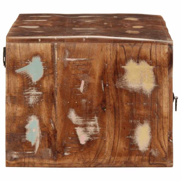 Armário de TV para parede 100x32x25cm madeira recuperada maciça M 3