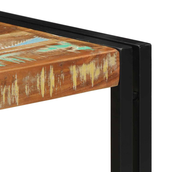 Mesa de centro multicor 50x50x35 cm madeira maciça recuperada M 5