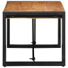 Mesa de centro 80x40x35 cm madeira de acácia maciça 3