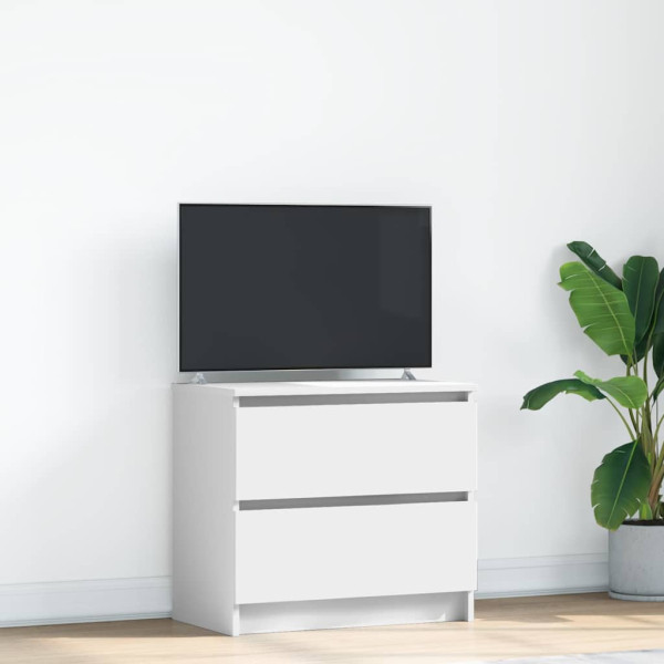 Mueble para TV madera contrachapada blanco 60x35x54 cm D