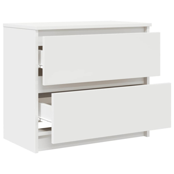 Mueble para TV madera contrachapada blanco 60x35x54 cm M 5