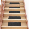 Alfombrillas escaleras autoadhesivas 30uds antracita 60x25 cm 1