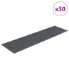 Alfombrillas escaleras autoadhesivas 30uds gris claro 76x20 cm 2