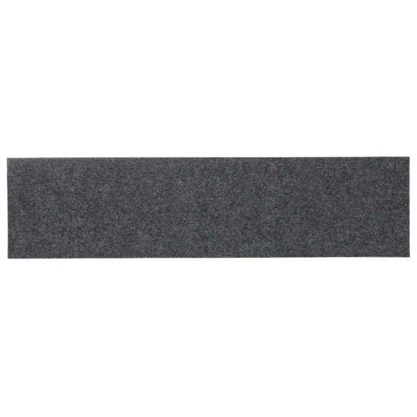Alfombrillas escaleras autoadhesivas 30uds gris claro 76x20 cm M 5