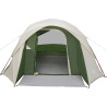 Tenda de campismo cabana para 4 pessoas impermeável verde 5
