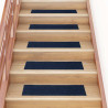 Alfombrillas escaleras autoadhesivas 30uds azul 76x20 cm 1