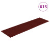 Alfombrillas escaleras autoadhesivas 30uds rojas 76x20 cm 2