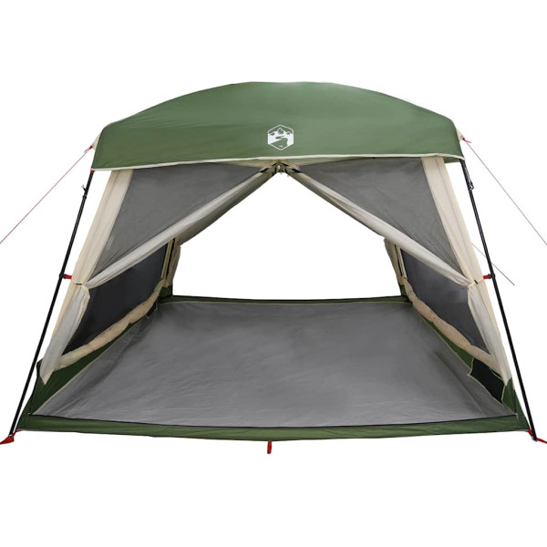 Tenda familiar estilo cabana para 6 pessoas impermeável verde M 5