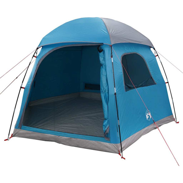 Tenda familiar estilo Igloo para 6 pessoas impermeável azul M 3