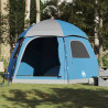 Tenda familiar estilo Igloo para 6 pessoas impermeável azul 4