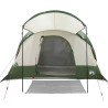 Tenda familiar túnel para 8 pessoas impermeável verde 5