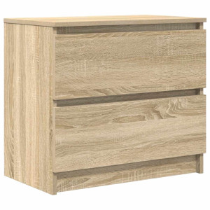 Mueble para TV madera contrachapada roble ahumado 60x35x54 cm H