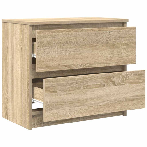 Mueble para TV madera contrachapada roble ahumado 60x35x54 cm M 5