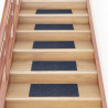 Alfombrillas escaleras autoadhesivas 30uds gris azul 60x25 cm 1