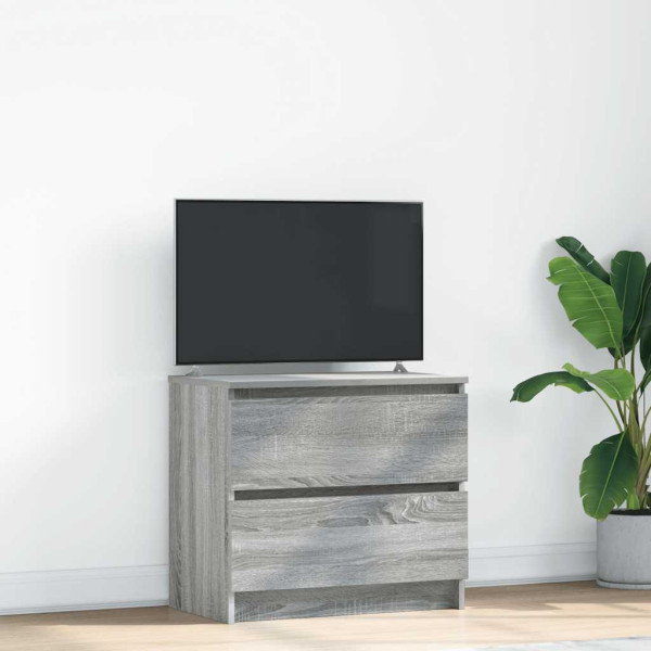 Mueble de TV madera de ingeniería gris Sonoma 60x35x54 cm D