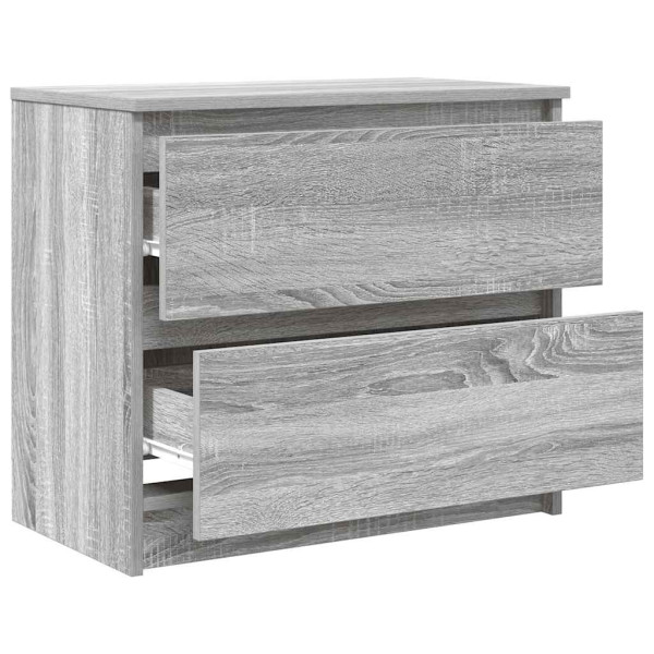 Mueble de TV madera de ingeniería gris Sonoma 60x35x54 cm M 5