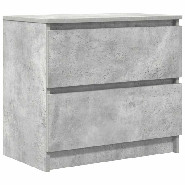 Mueble de TV madera de ingeniería gris hormigón 60x35x54 cm M 2