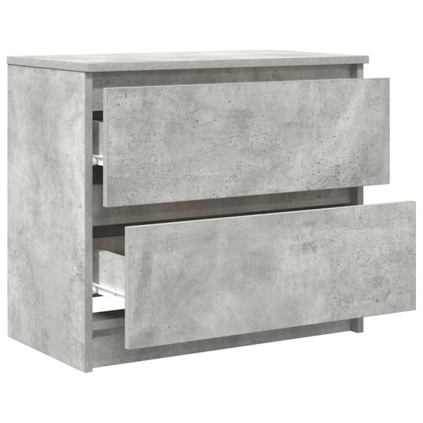 Mueble de TV madera de ingeniería gris hormigón 60x35x54 cm M 5