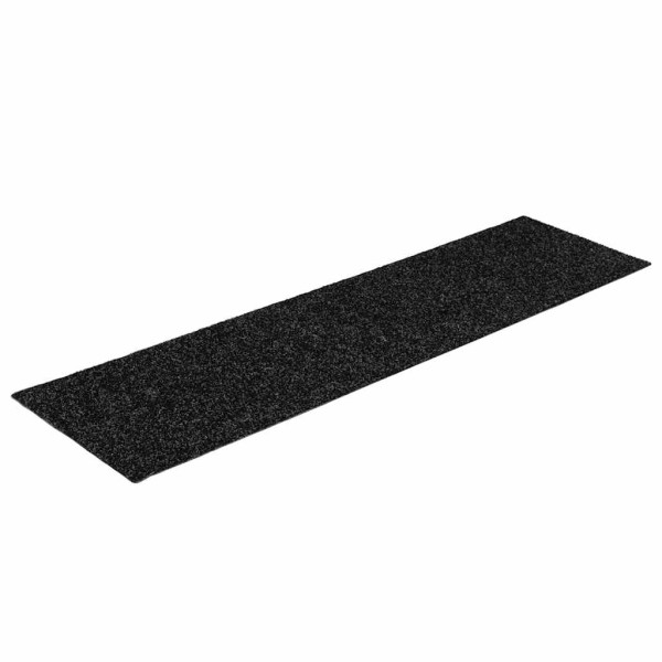 Alfombrillas escaleras autoadhesivas 30uds negro 76x20 cm M 3