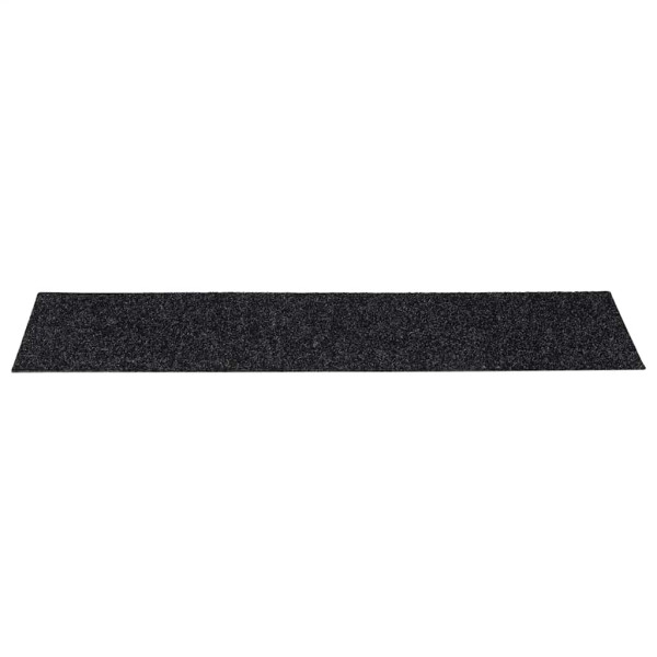 Alfombrillas escaleras autoadhesivas 30uds negro 76x20 cm M 4