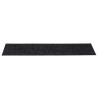 Alfombrillas escaleras autoadhesivas 30uds negro 76x20 cm 4