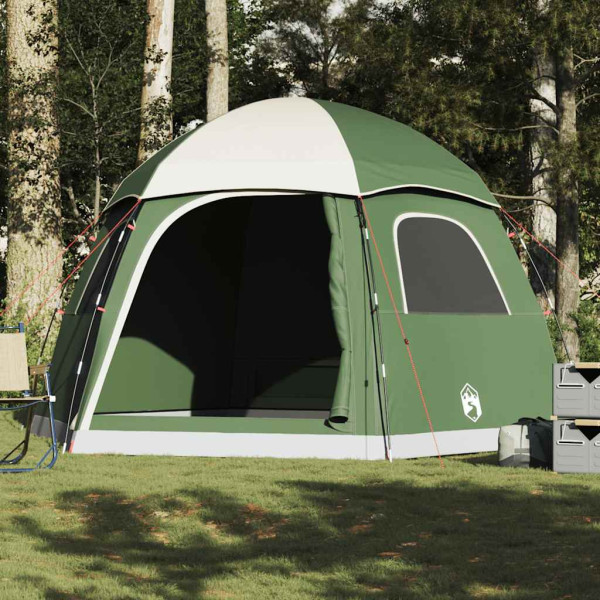 Tenda familiar estilo Igloo para 6 pessoas impermeável verde M 4