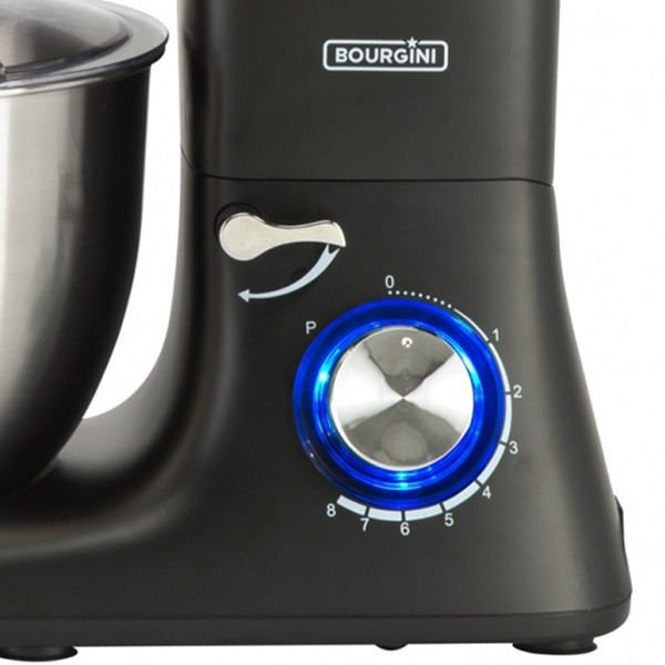 Amasadora bourgini kitchen chef plus 5.52l negra M 3
