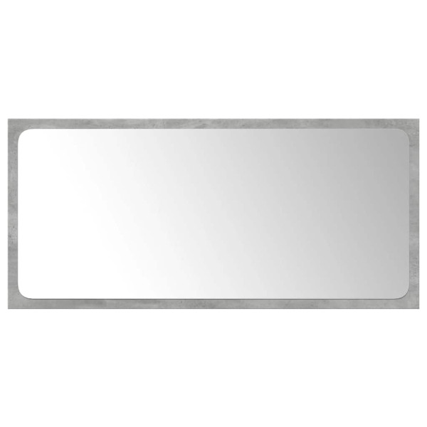 Set muebles de baño 2 piezas madera contrachapada gris hormigón M 5