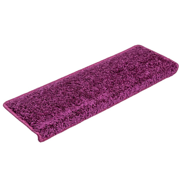 Alfombrilla escalera 20 uds 65x21x4 cm violeta M 2