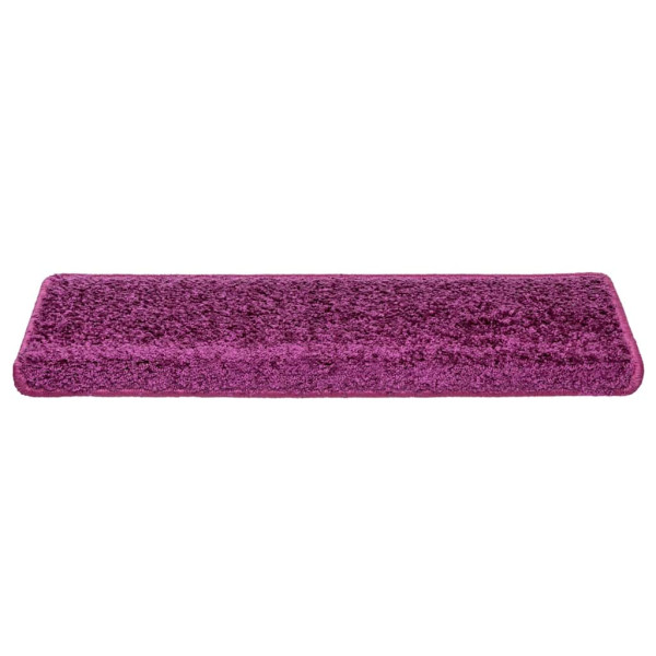 Alfombrilla escalera 20 uds 65x21x4 cm violeta M 3