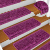 Tapetes de escadas 20 pcs 65x21x4 cm violeta 5