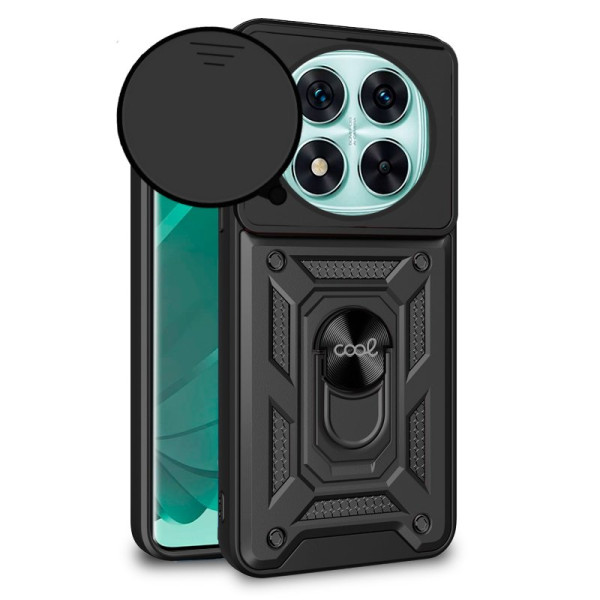 Carcasa COOL para Xiaomi Redmi Note 14 Pro 5G / Note 14 Pro Plus 5G / Poco X7 Hard Ring Negro D