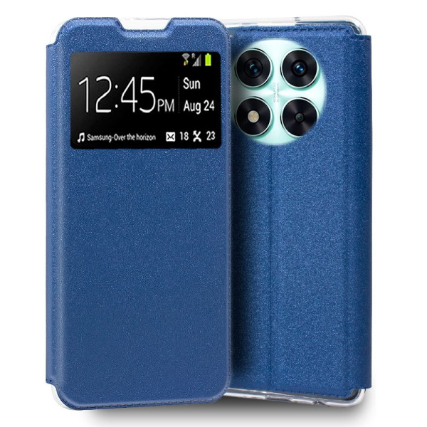Funda COOL Flip Cover para Xiaomi Redmi Note 14 Pro 5G / Note 14 Pro Plus 5G / Poco X7 Liso Azul D