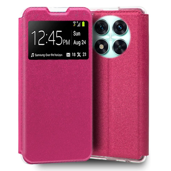 Funda COOL Flip Cover para Xiaomi Redmi Note 14 Pro 5G / Note 14 Pro Plus 5G / Poco X7 Liso Rosa D