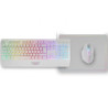 Pack gaming mars gaming mcp124/ teclado h-mech  + ratón óptico + alfombrilla/ blanco 1
