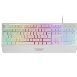 Pack gaming mars gaming mcp124/ teclado h-mech  + ratón óptico + alfombrilla/ blanco H