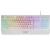 Pack Mars Gaming MCP124 teclado + ratón + alfombrilla blanco 2