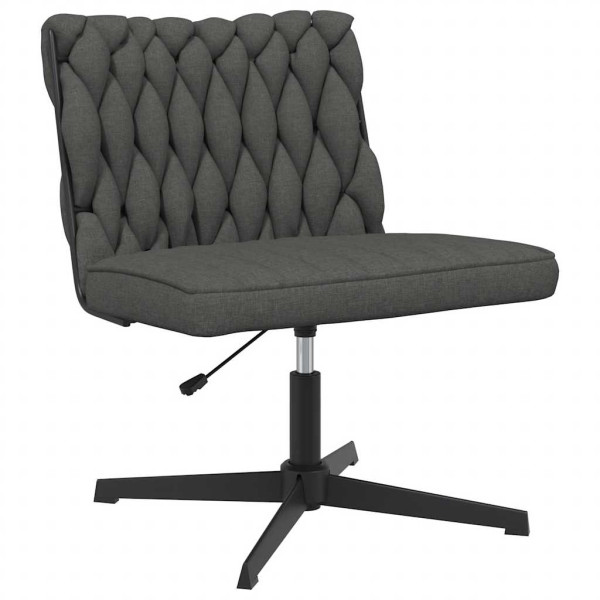 Silla de oficina giratoria tela gris oscuro M 2