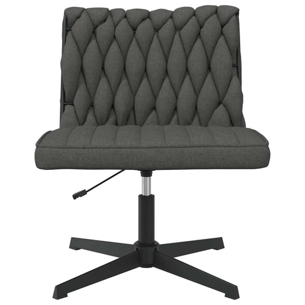 Silla de oficina giratoria tela gris oscuro M 4