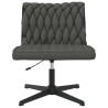 Silla de oficina giratoria tela gris oscuro 4