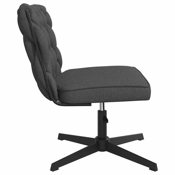 Silla de oficina giratoria tela gris oscuro M 5