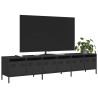 Mueble para TV acero laminado en frío negro 202x39x43.5 cm 1
