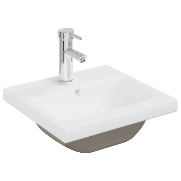 Juego de muebles de baño 4 pzas contrachapada roble Sonoma M 4