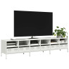 Mueble para TV acero laminado en frío blanco 202x39x43.5 cm 1